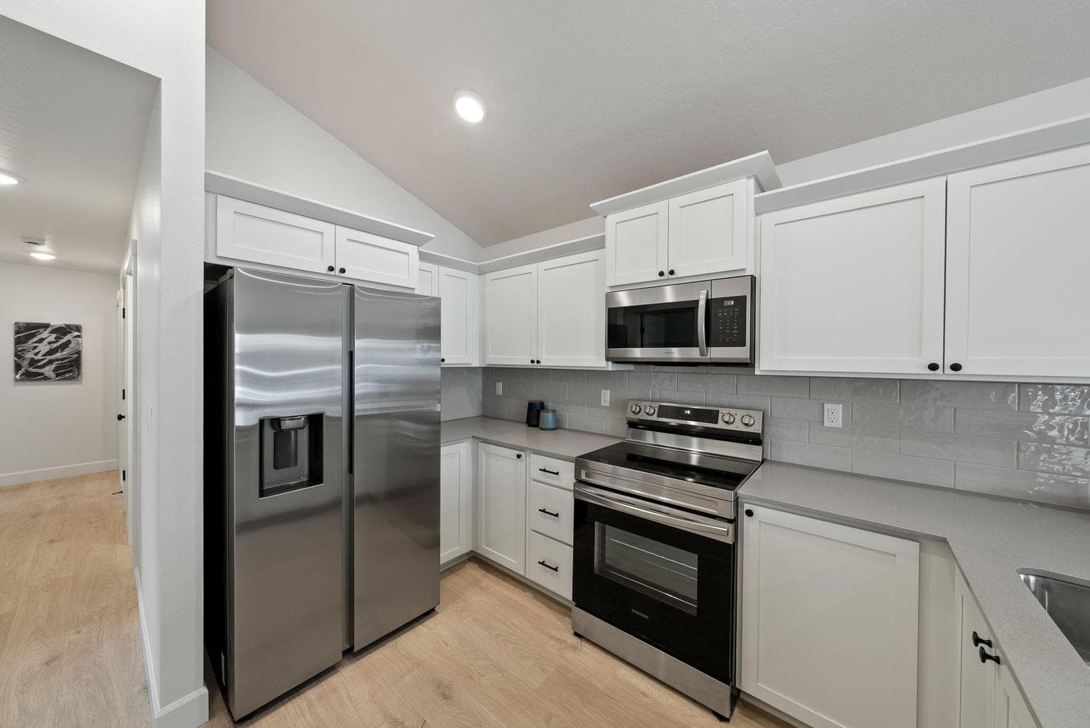 Sample Photo- Refrigerator not included as standard
