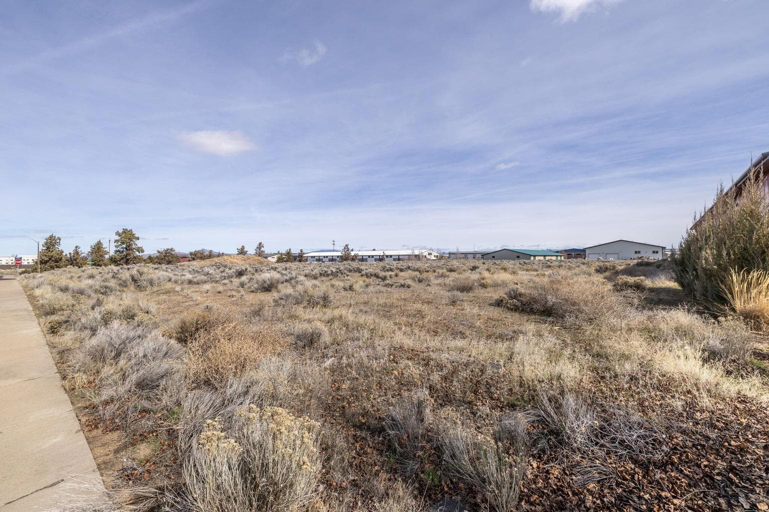 Panoramic view of the property highlighting its M1 industrial zoning.
