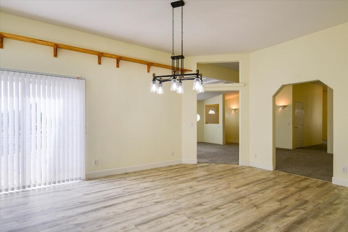 Informal dining room off the kitchen