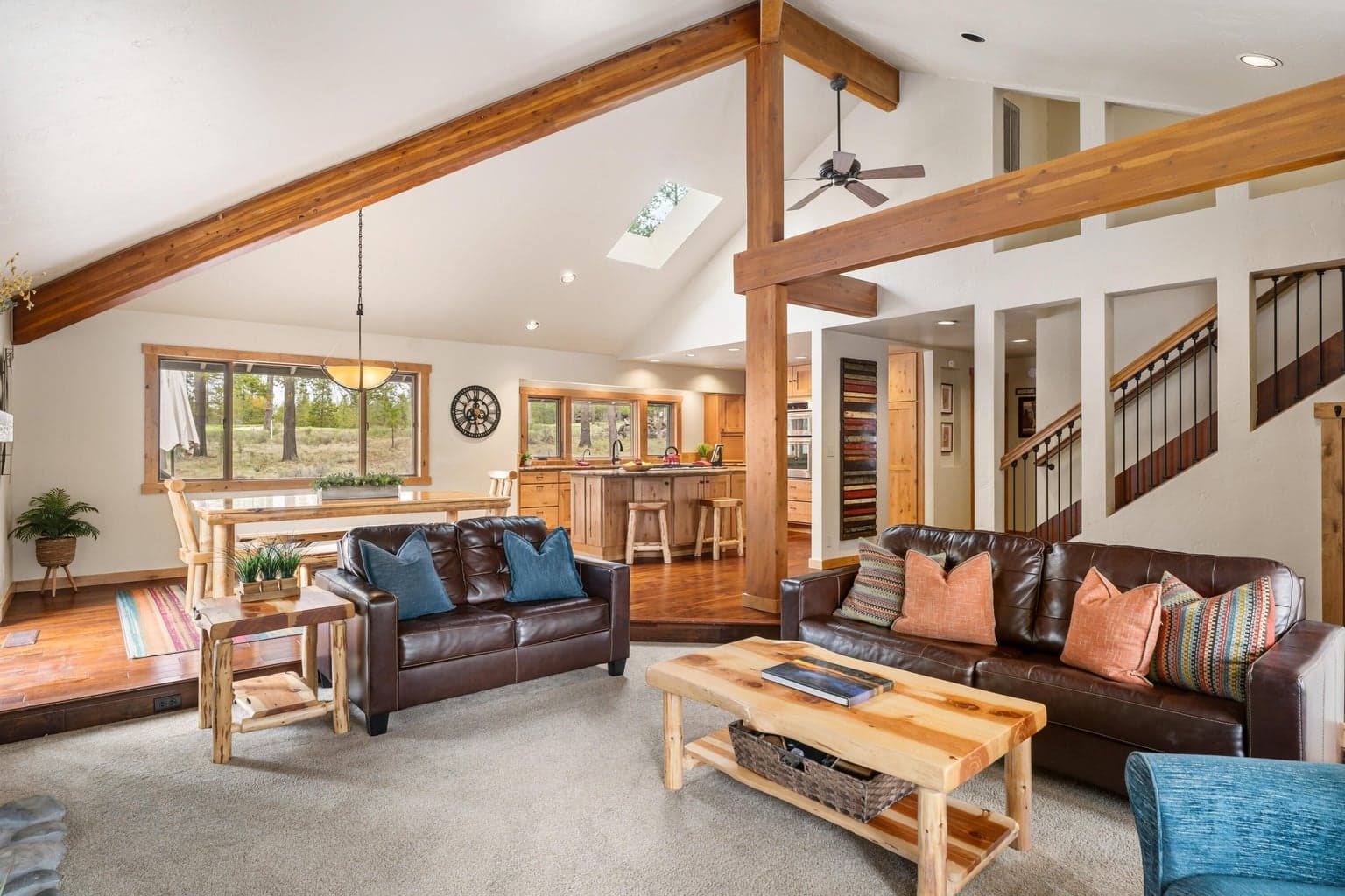Vaulted great room