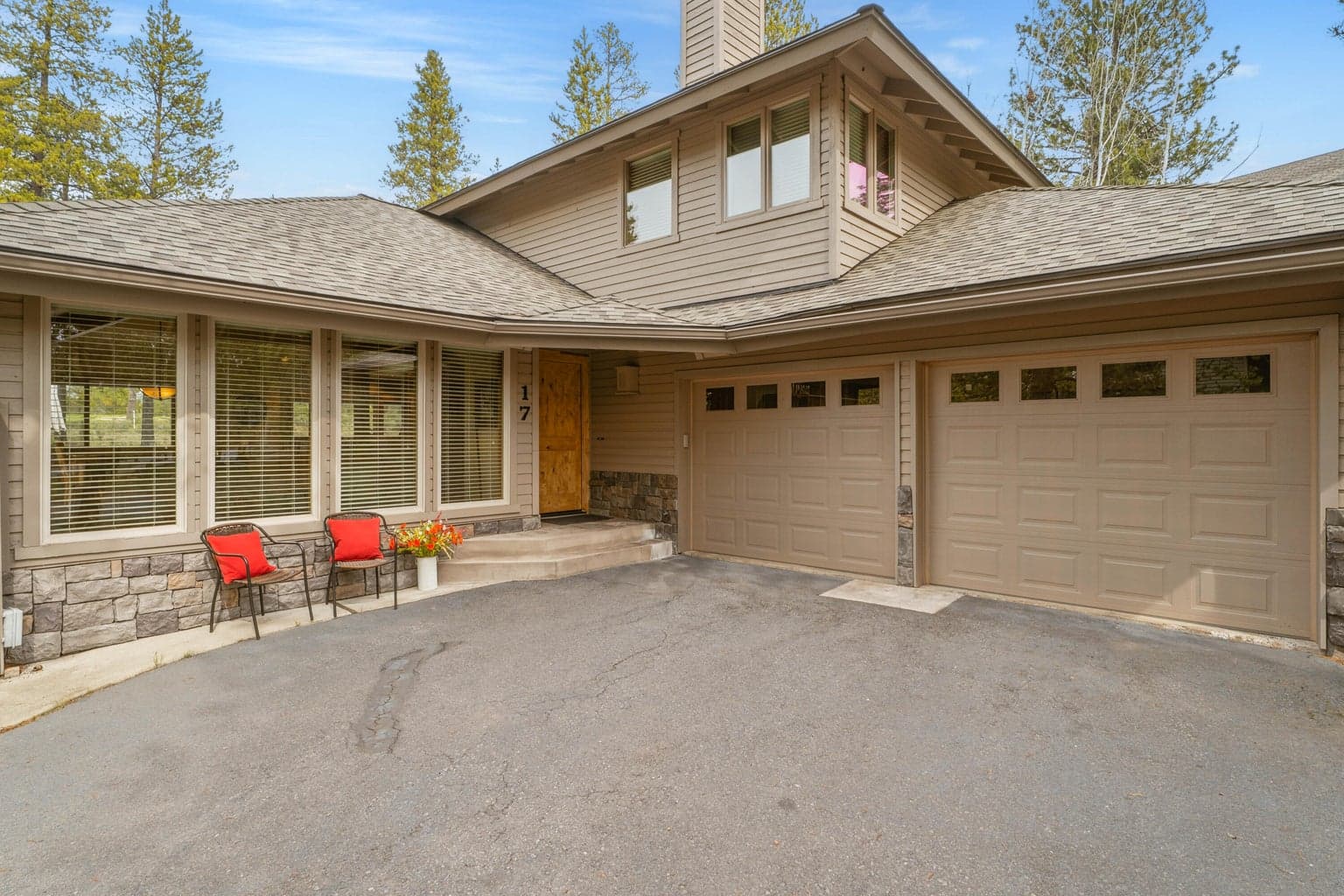 Two car garage