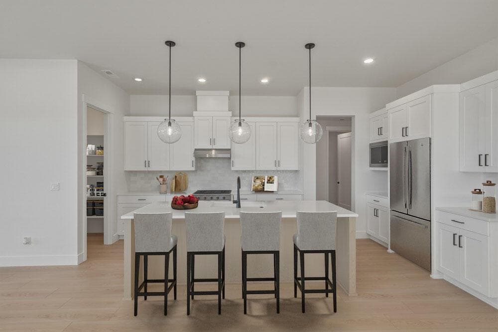 Kitchen. Subject property photo with virtual staging.