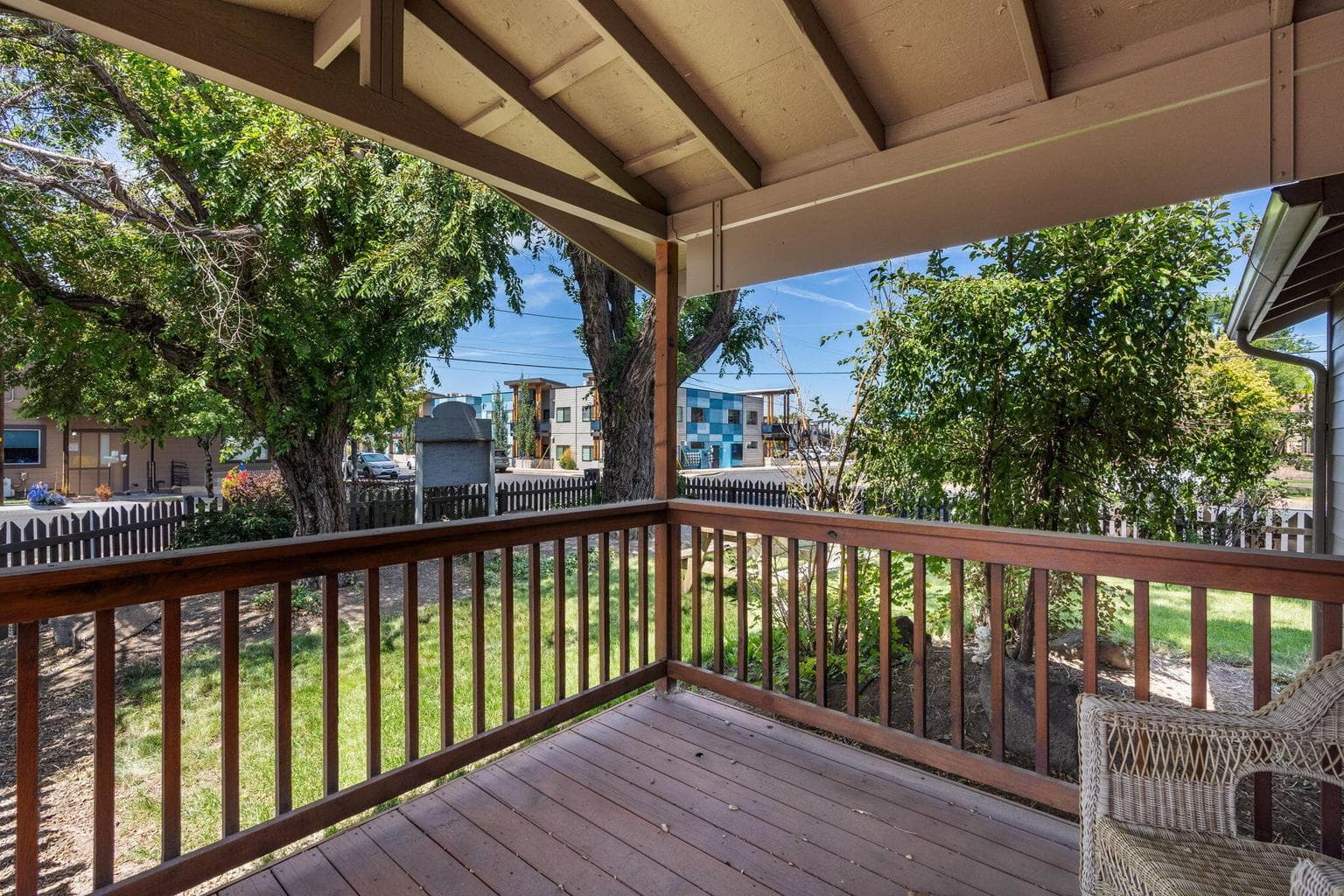Overlooking front yard.