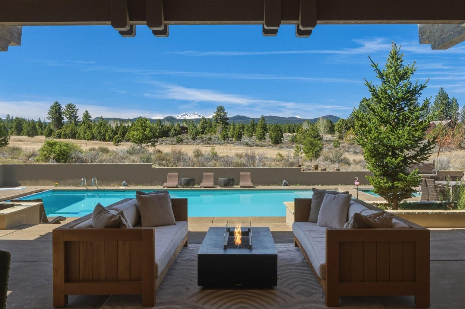 Poolside - Outdoor Living & Fire pit