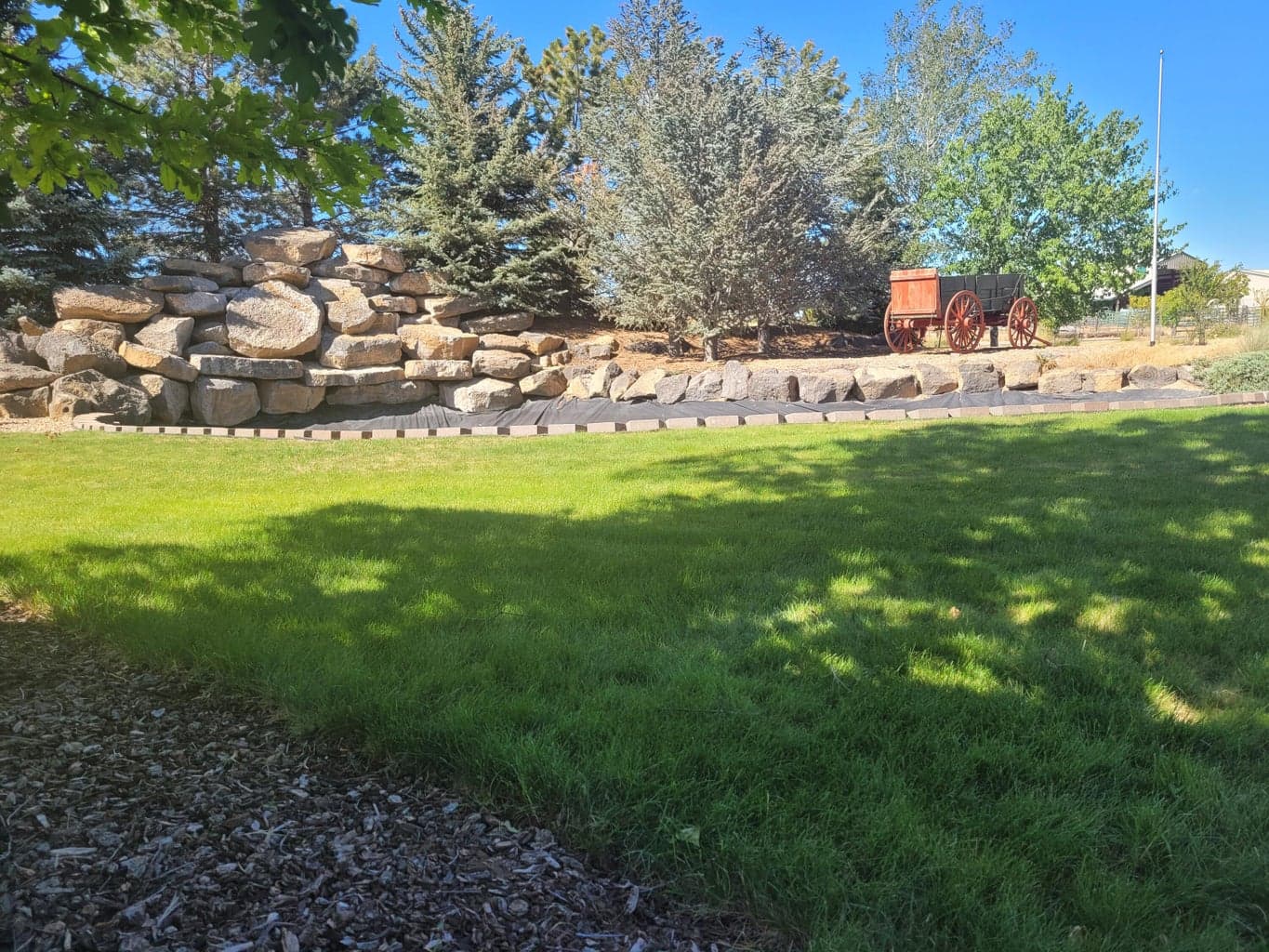 Pond Waterfall Feature Front