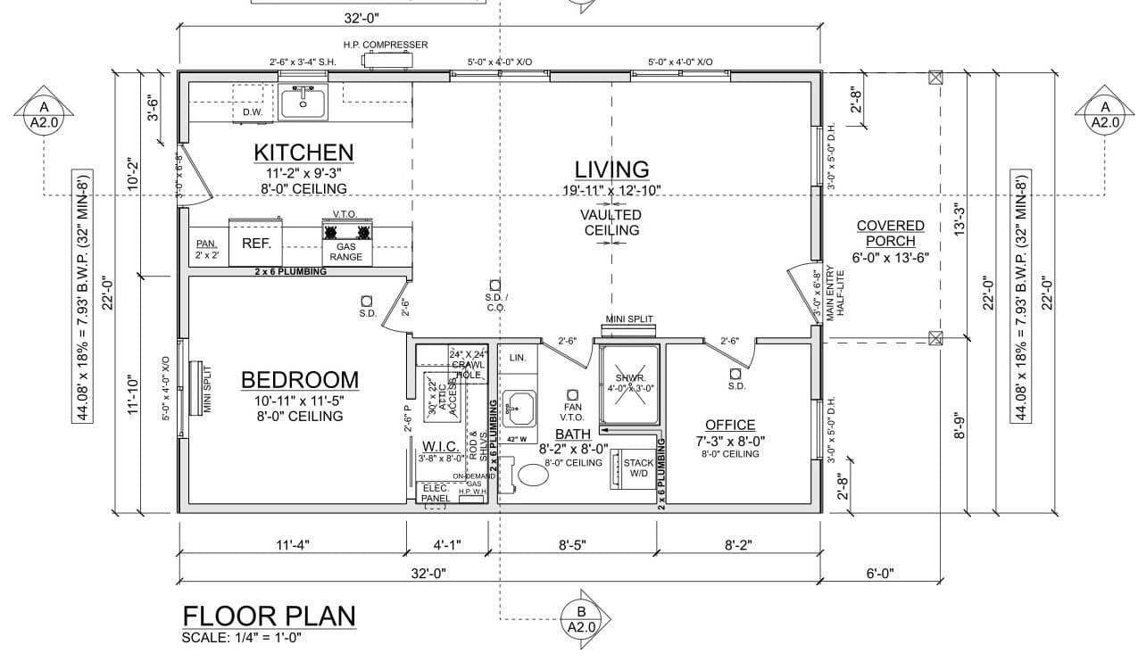 Floor plan 198 Gangnes Dr.