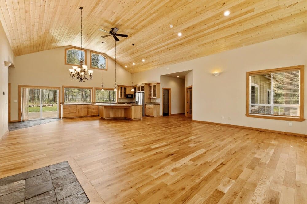 Main home, kitchen and living area
