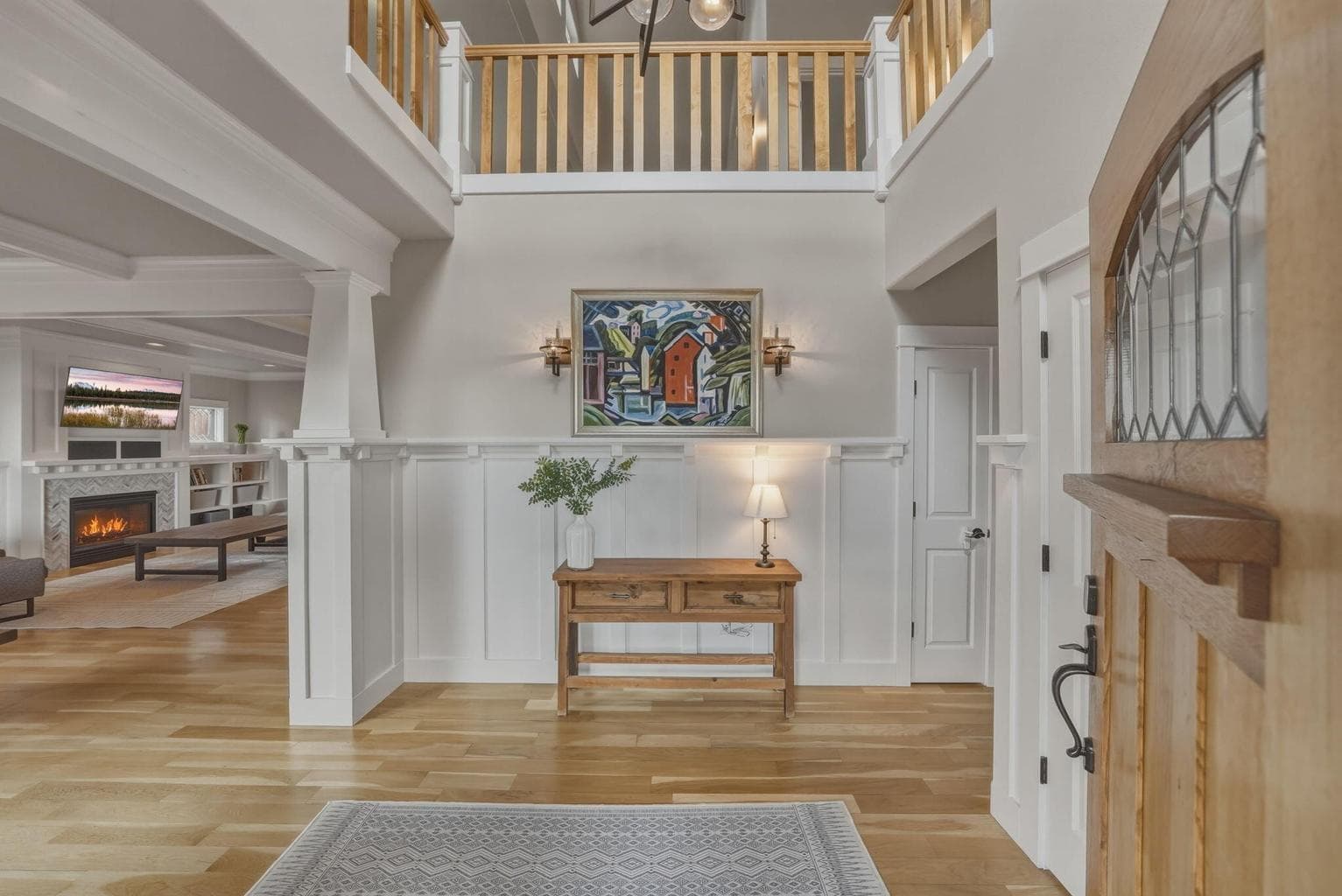 Welcoming front entry