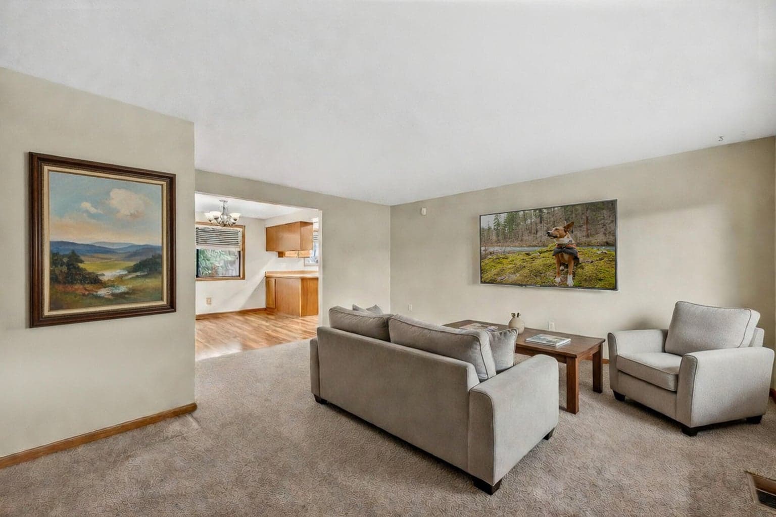 Living - room - virtually staged