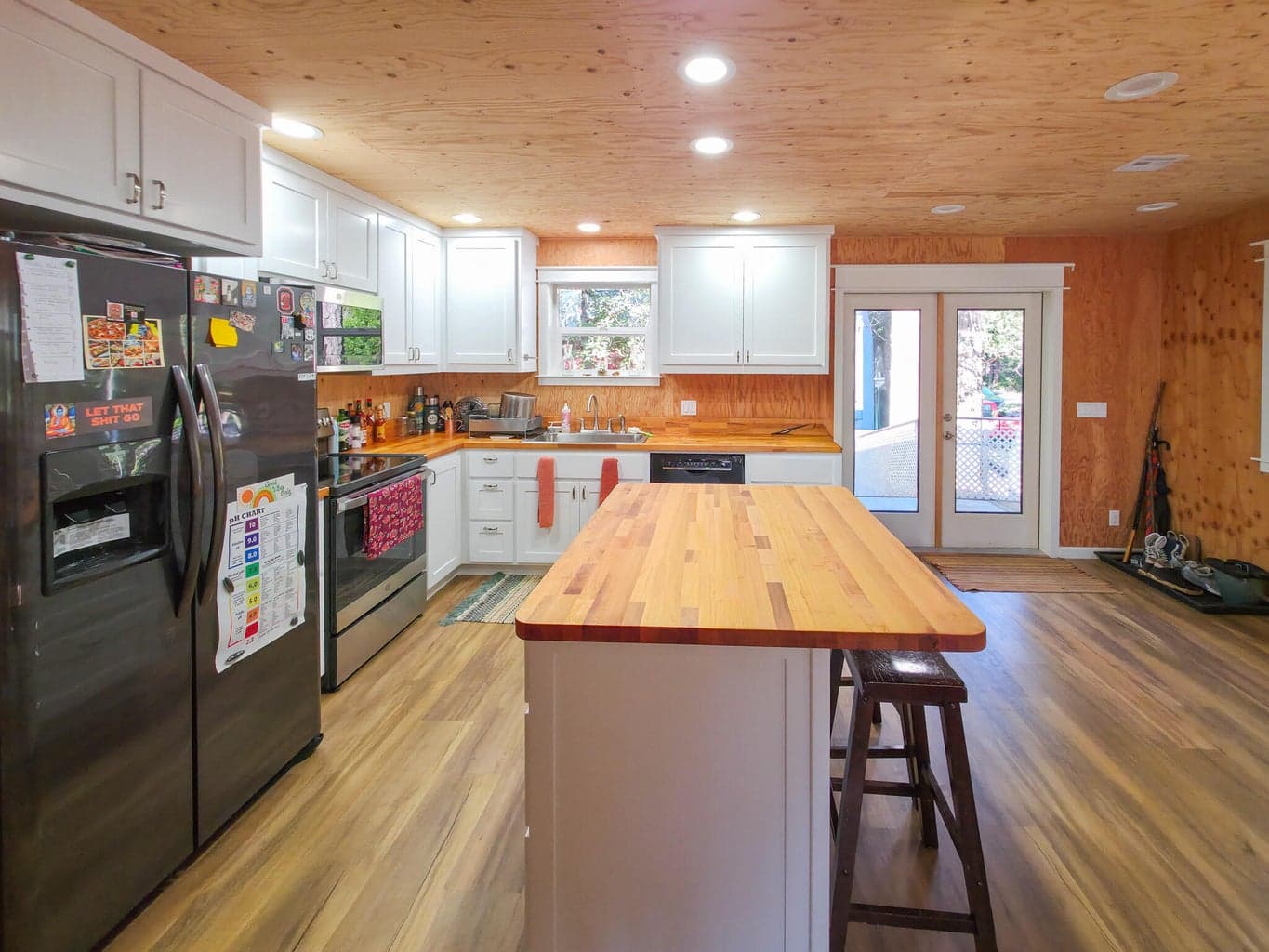 more of the kitchen