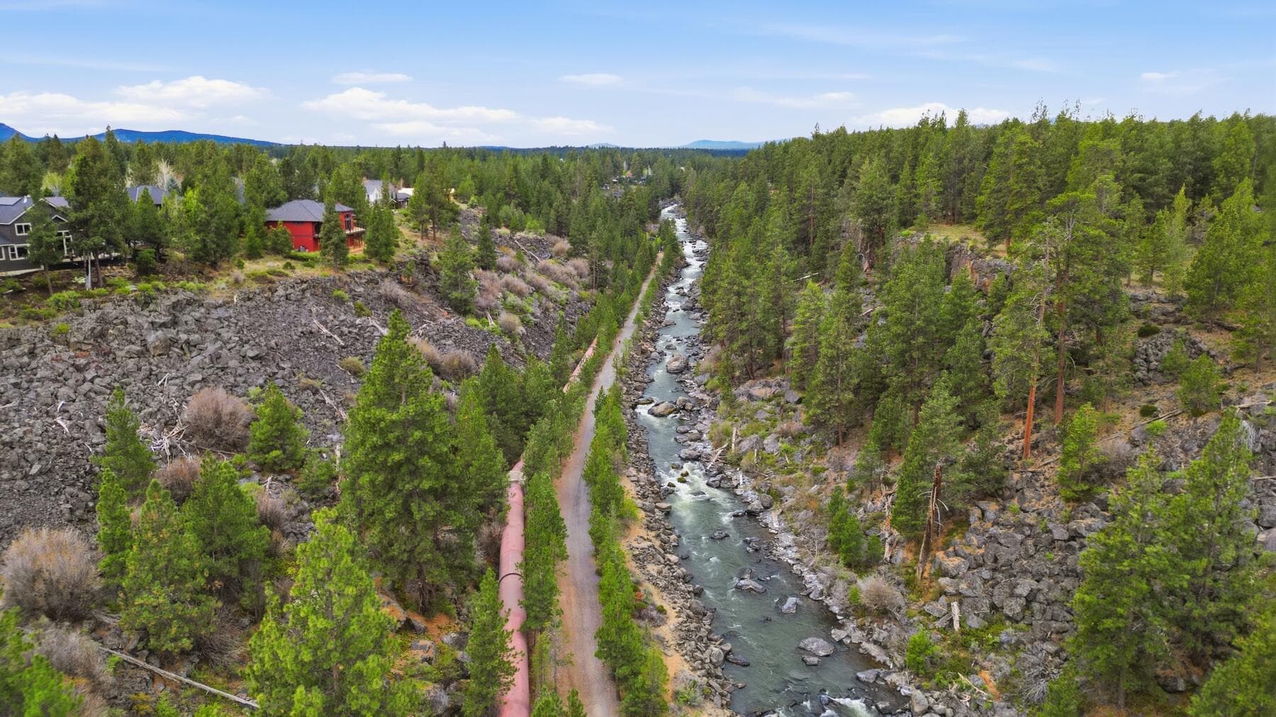 Nearby river trail