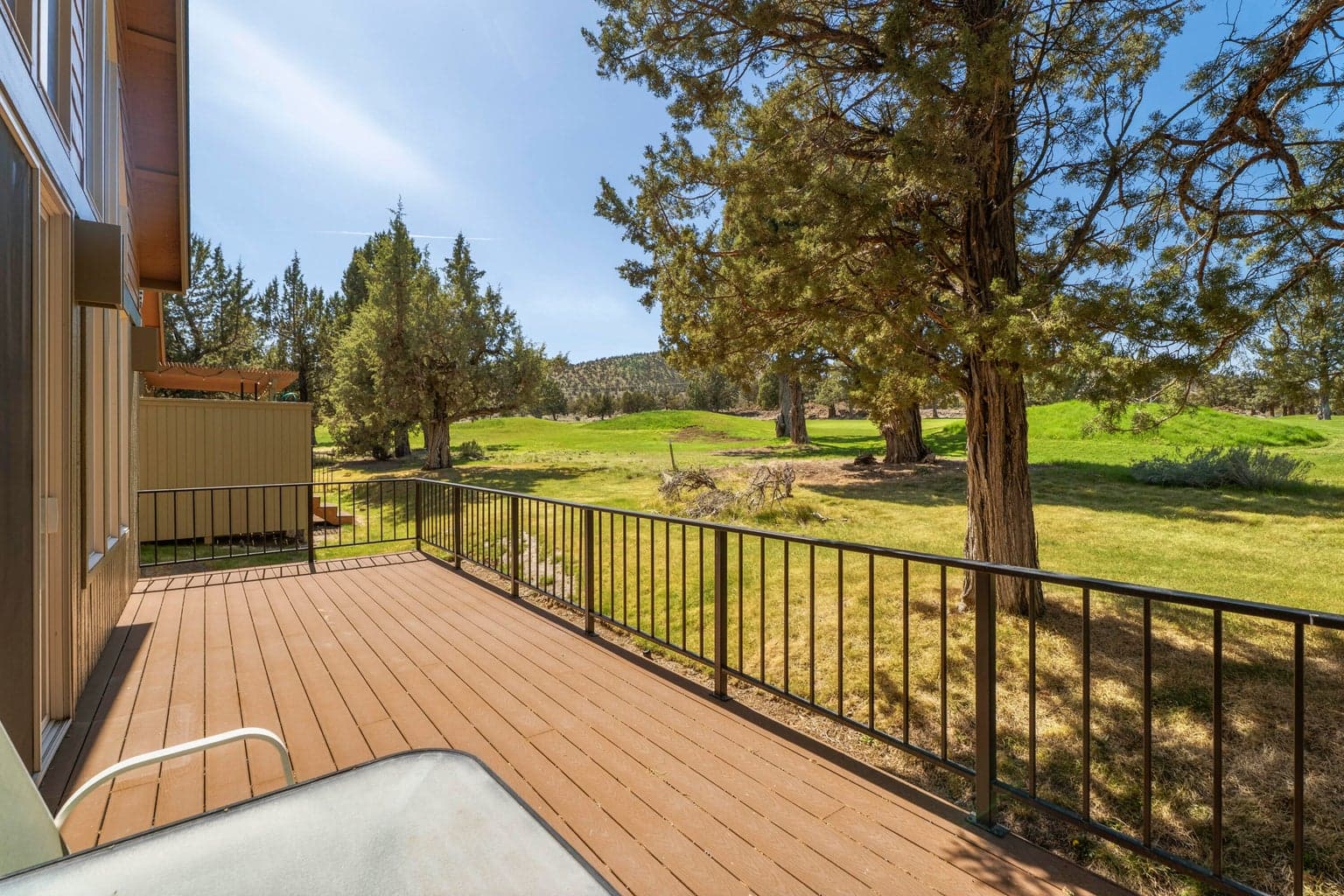 Back deck overlooking the Ridge Fairway #15