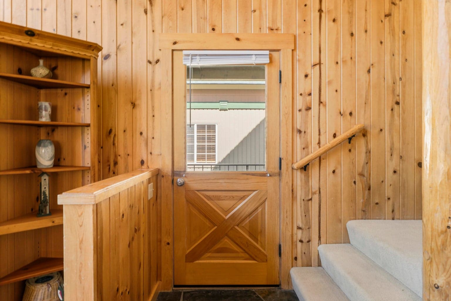 Knotty Pine interior ... Built by Sun Forest.