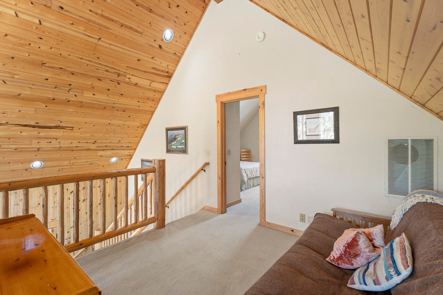 Open Loft with door to 2nd Primary Bedroom