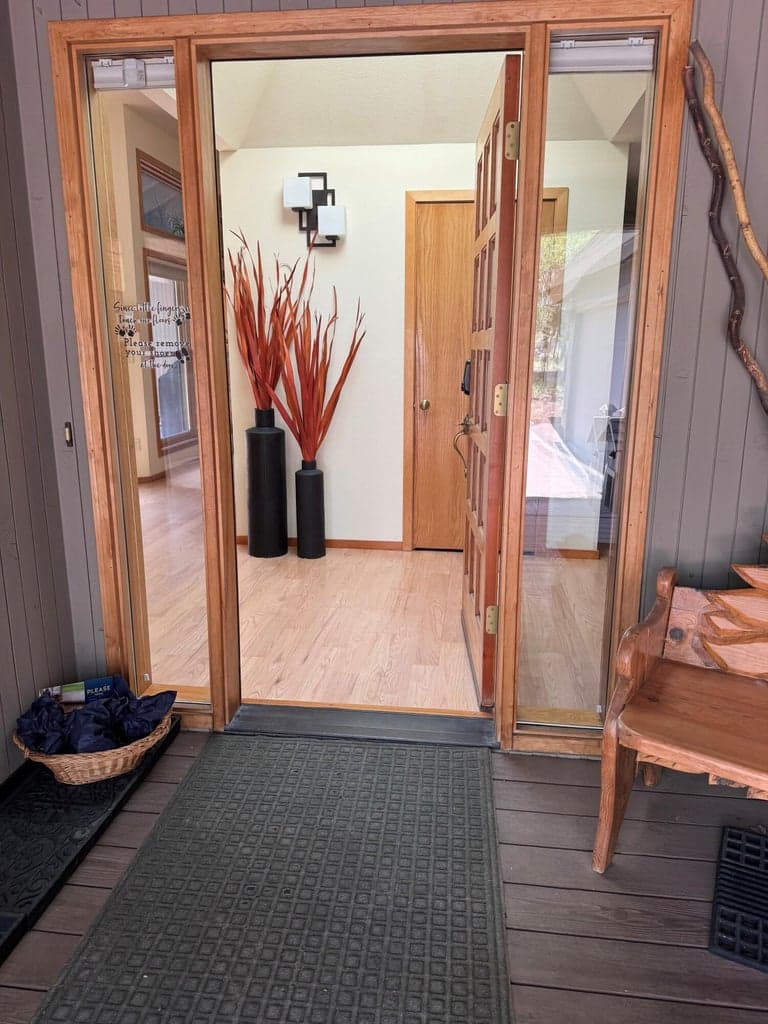Covered front entry