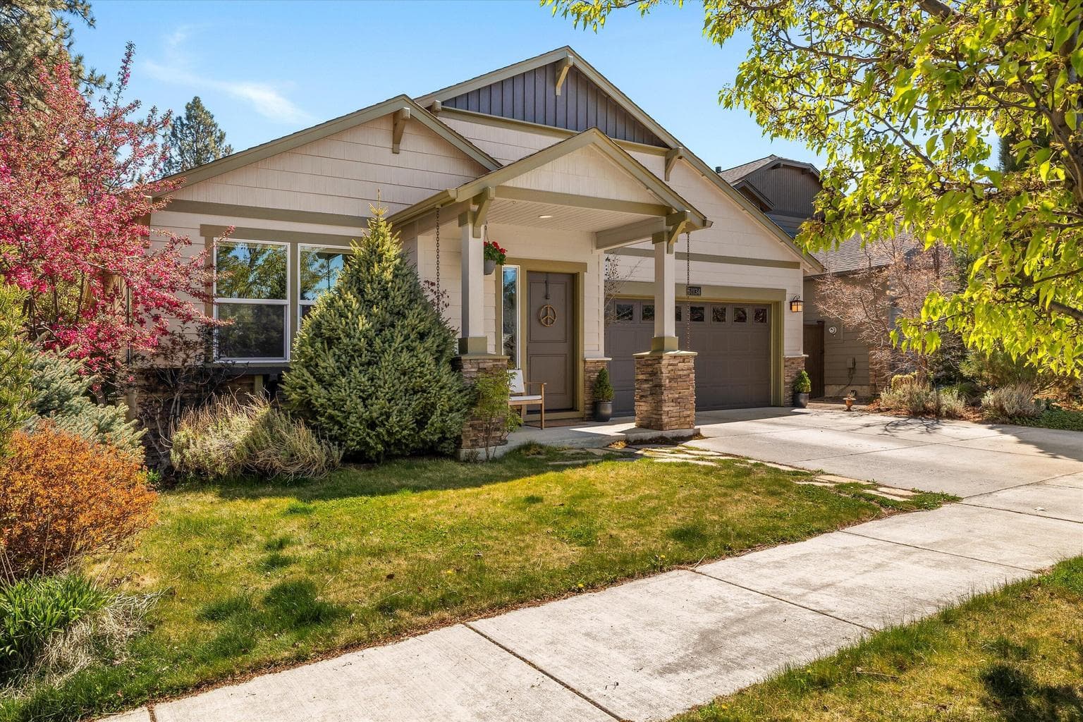 mature yard