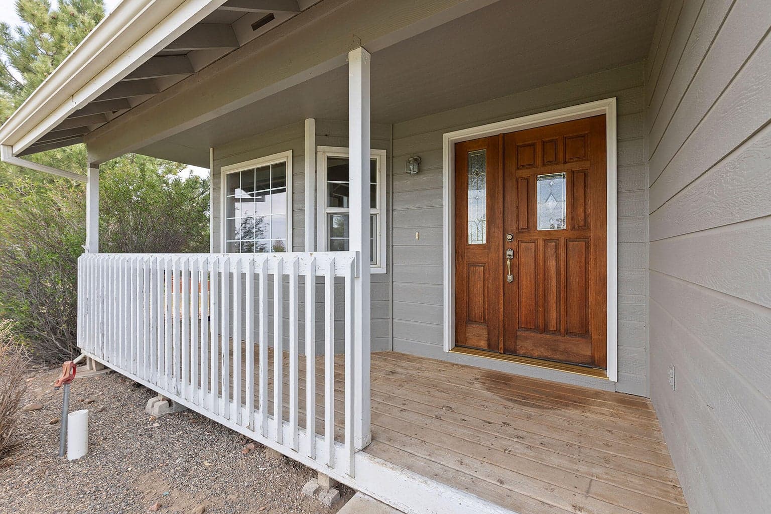 Covered front porch