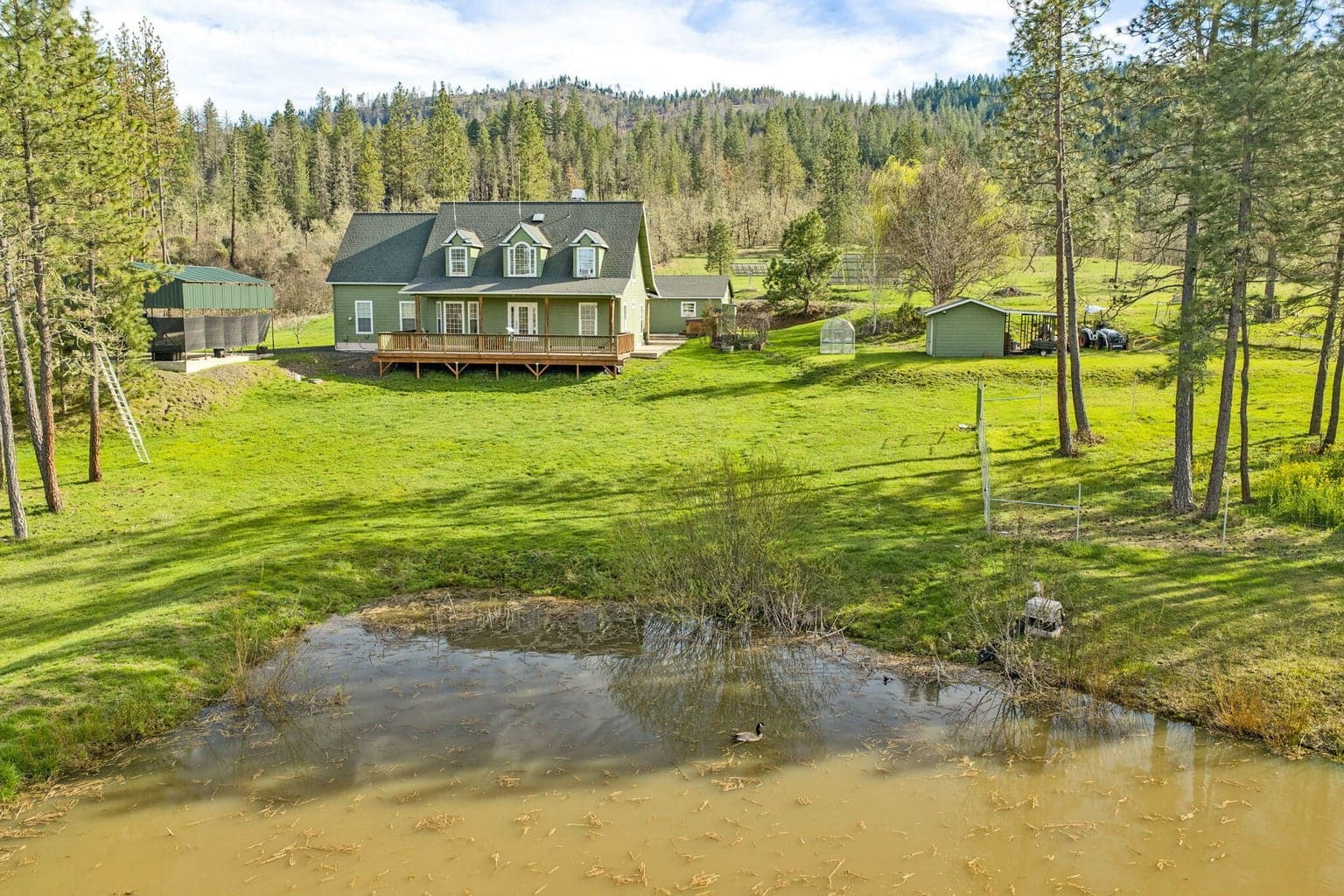 Rear View-LOwer Pond