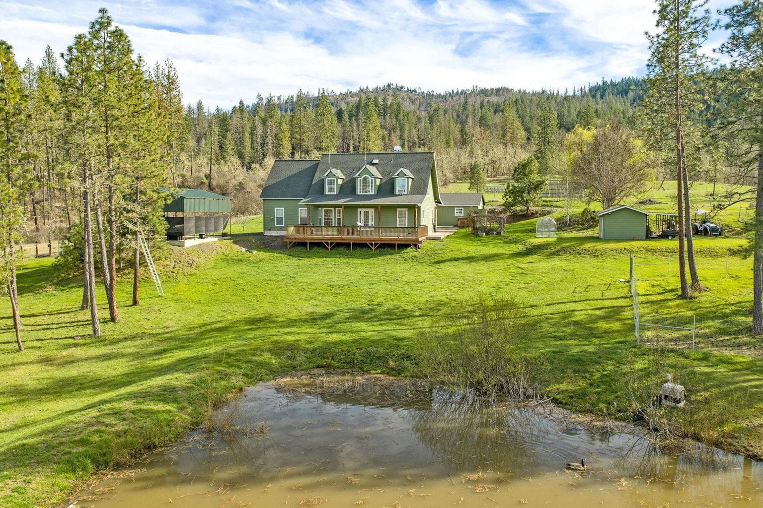 Rear View-Lower Pond