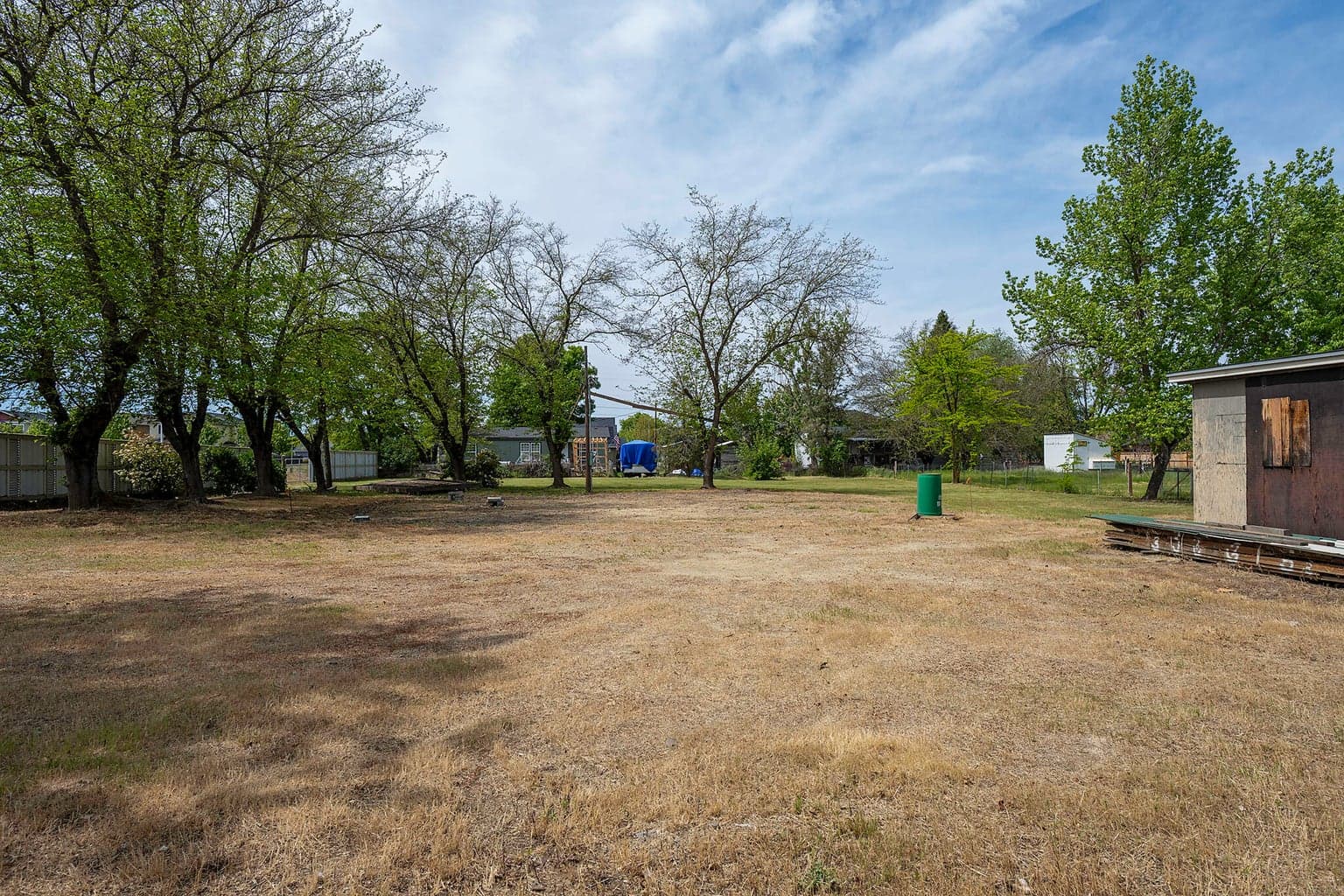Electric, natural gas, water, sewer available at property
