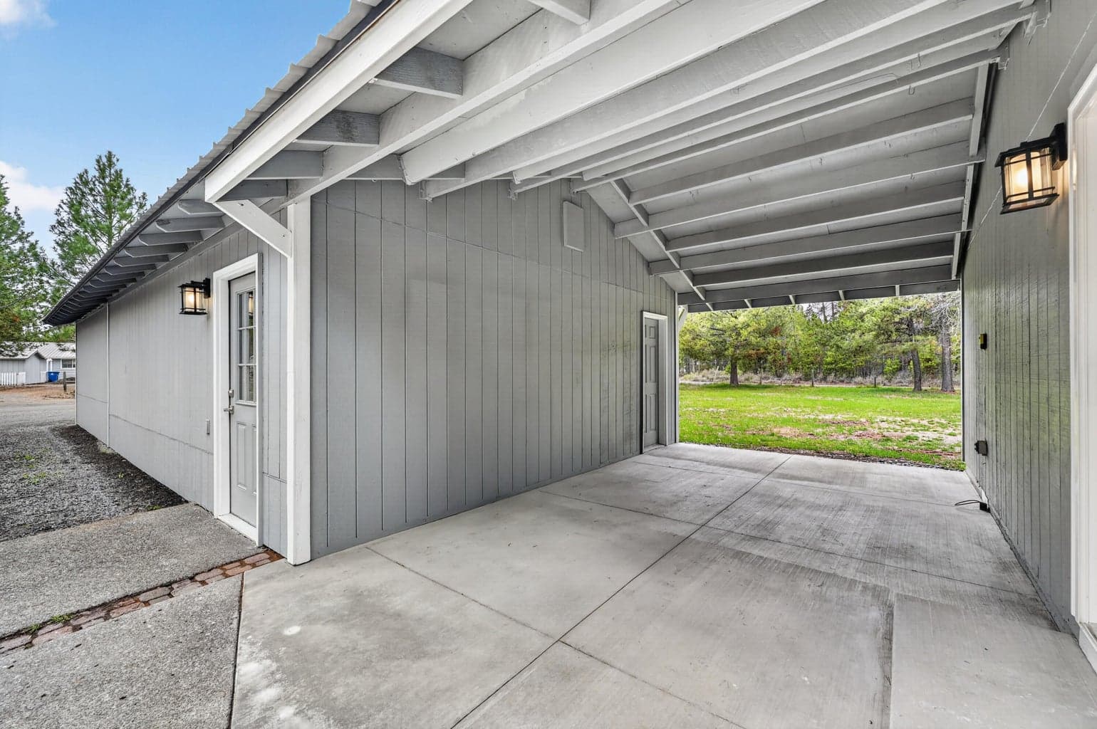 Breezeway to studio