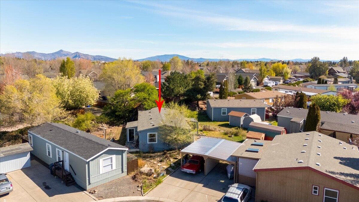 aerial view from front