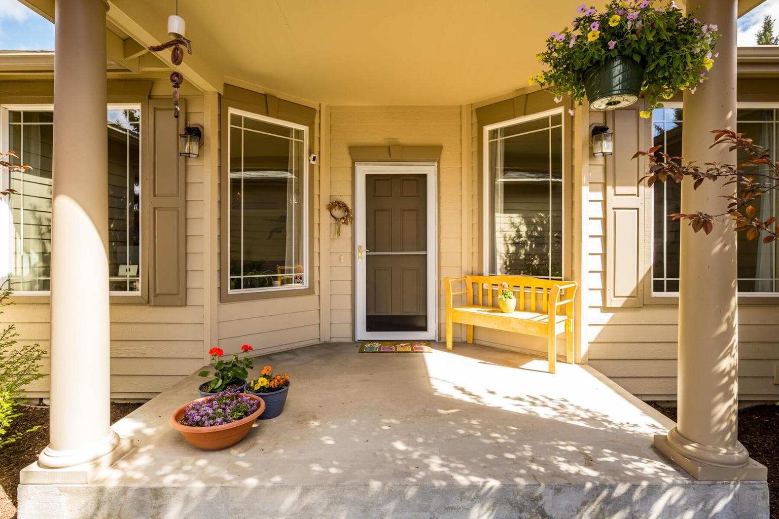 Welcoming Front Porch at 800 SE Shadowood Dr Bend, OR 97702