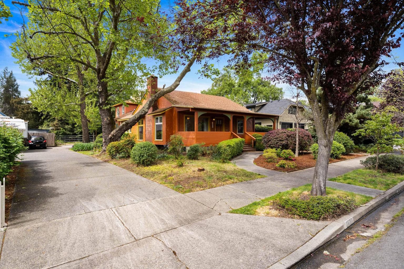 First 1/2 of driveway is shared.