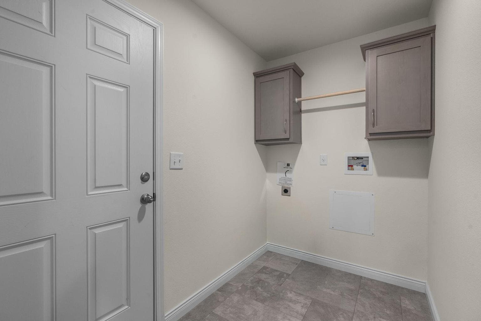 Designated laundry room