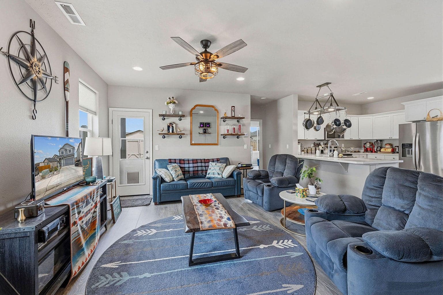 Beautiful open living room