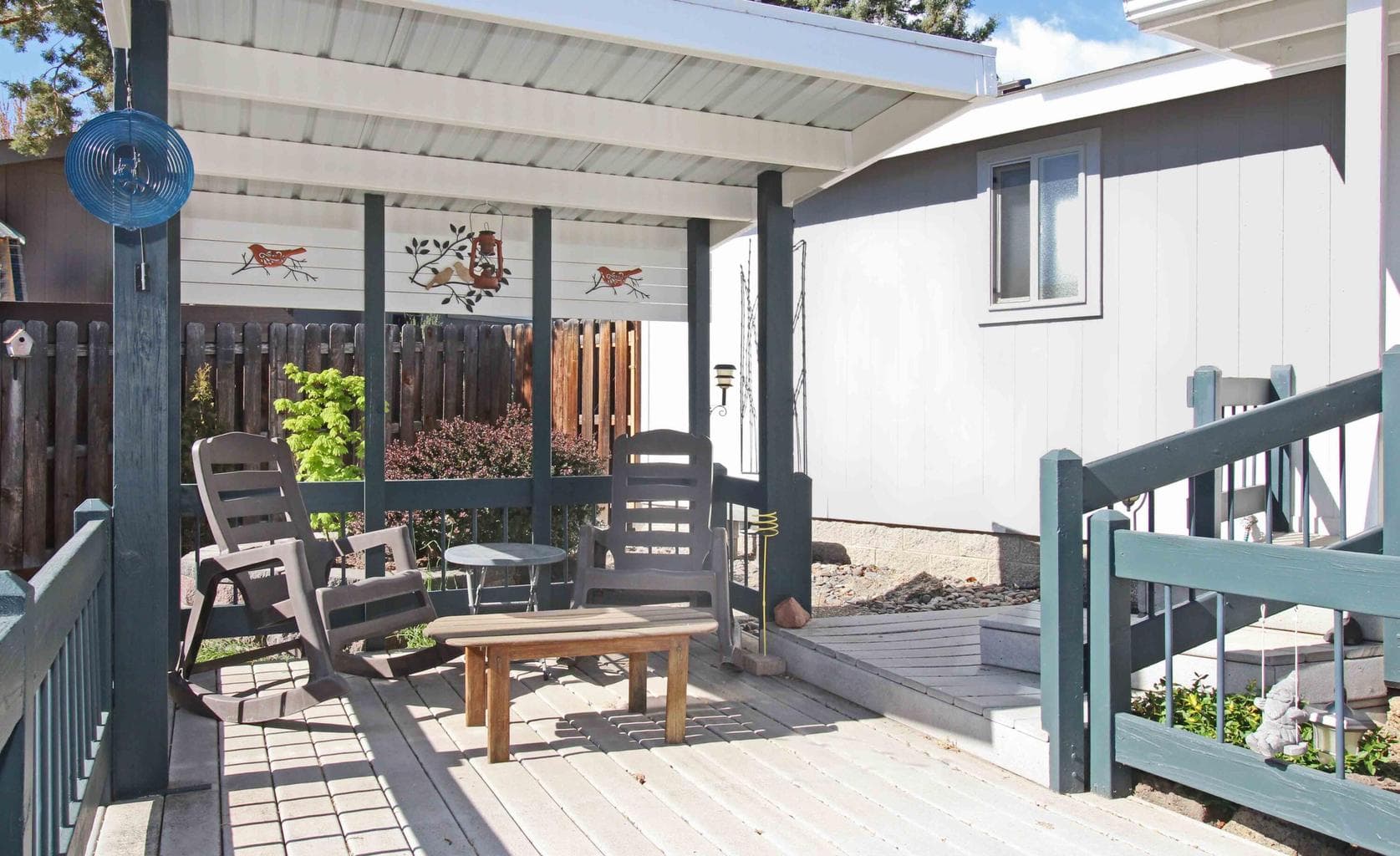 Covered Deck.