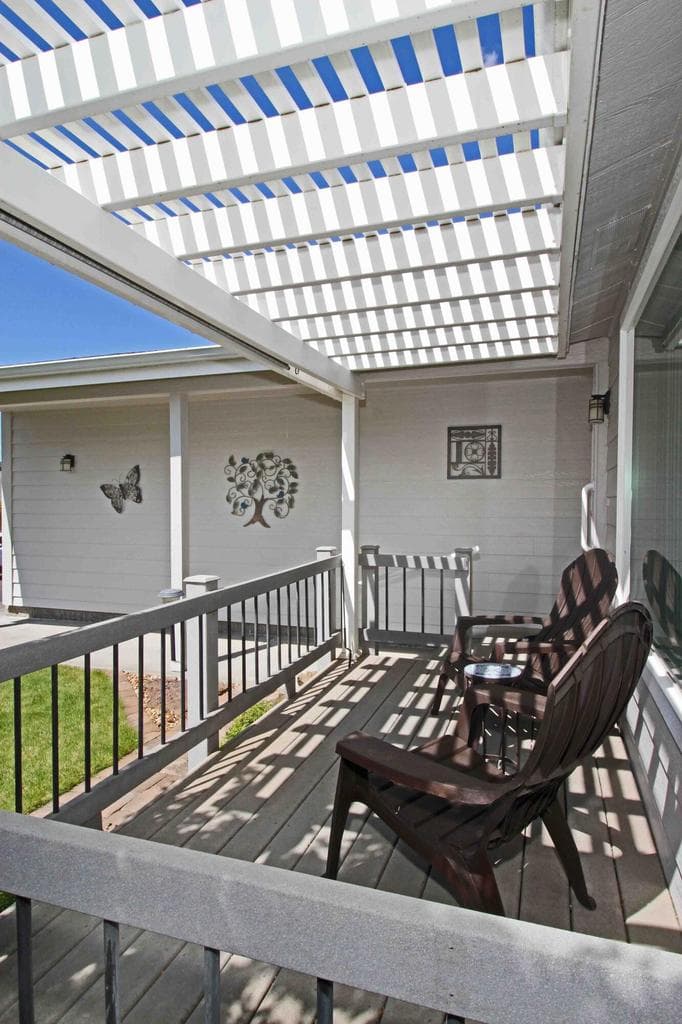 Coffee in the morning on your front porch.