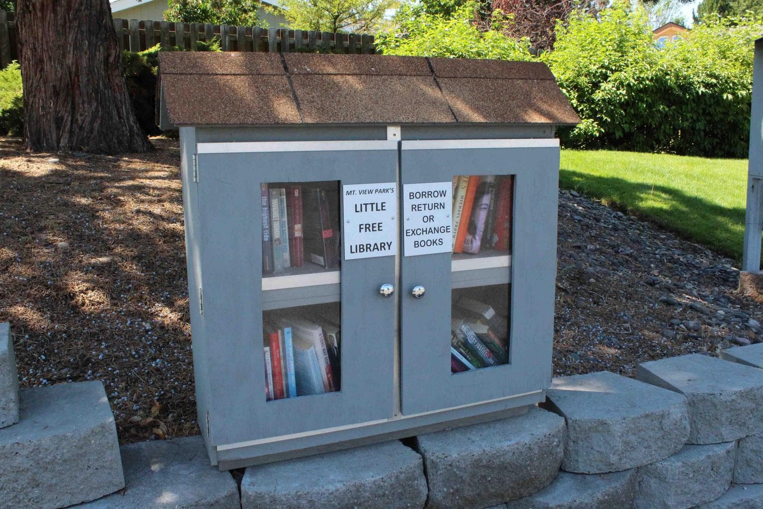 Book Lending Library, there are actually two of them.