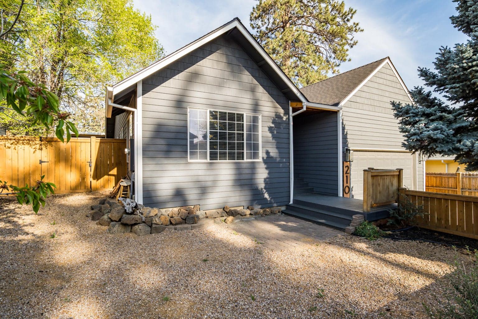 Fenced Front Yard