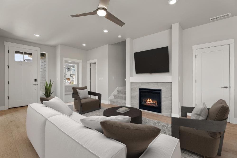 Home will be similar to virtually staged photo shown.
