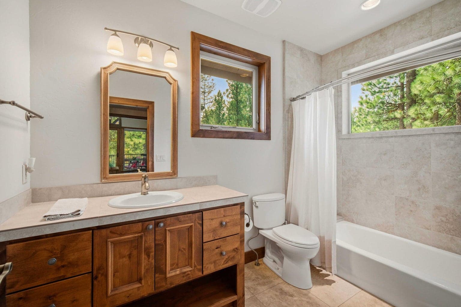Second level bathroom