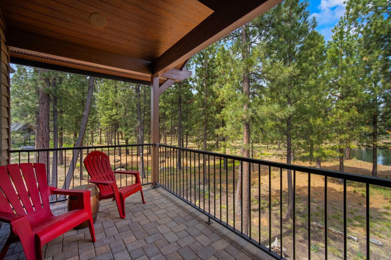 Second level deck.