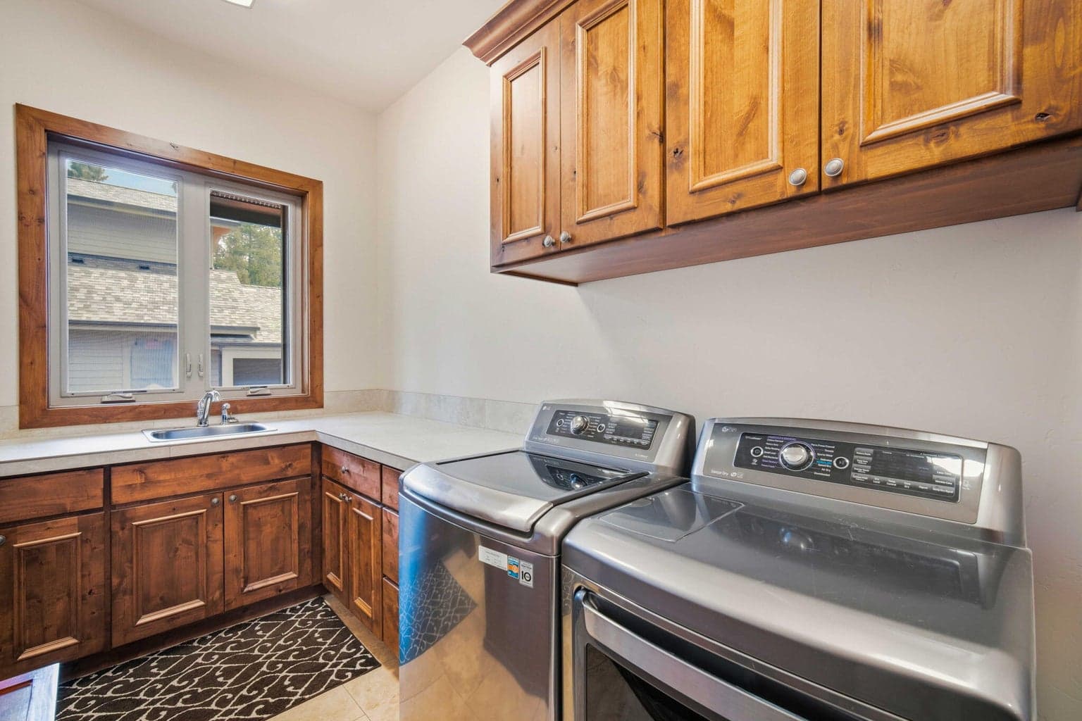 Washer and dryer included
