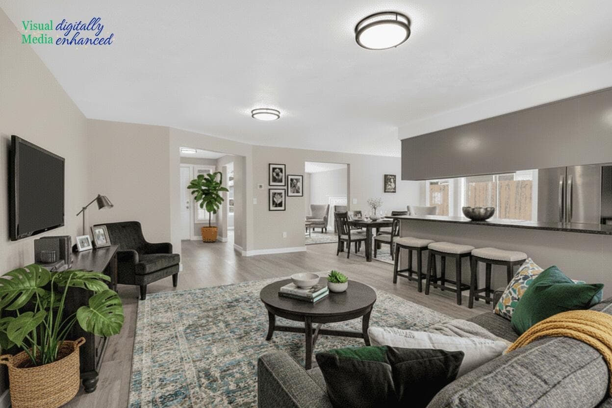 Family Room (Virtual Staging)