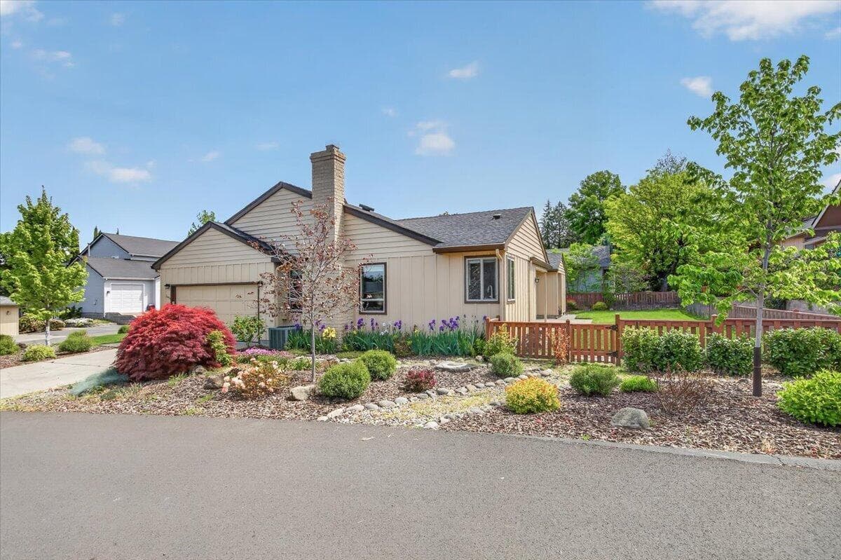 Located on a corner lot in Sun Oaks gated Community featuring 2 clubhouses and pools, fitness courts, and a park area