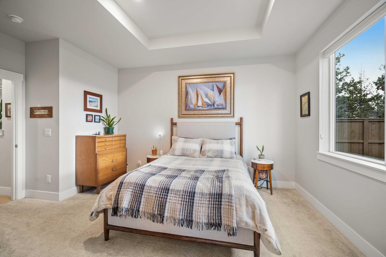 Primary Suite with coved ceilings