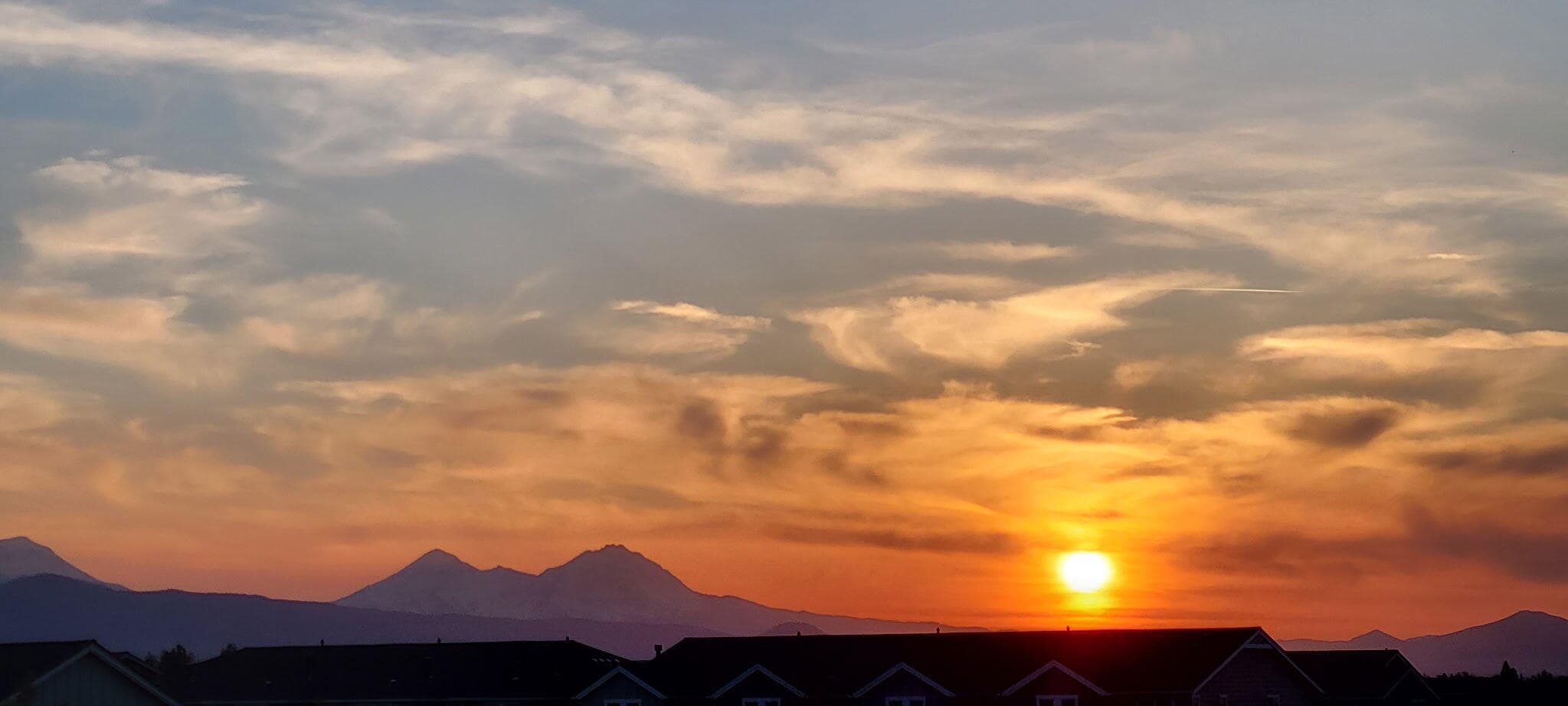 Glorious sunsets from your backporch