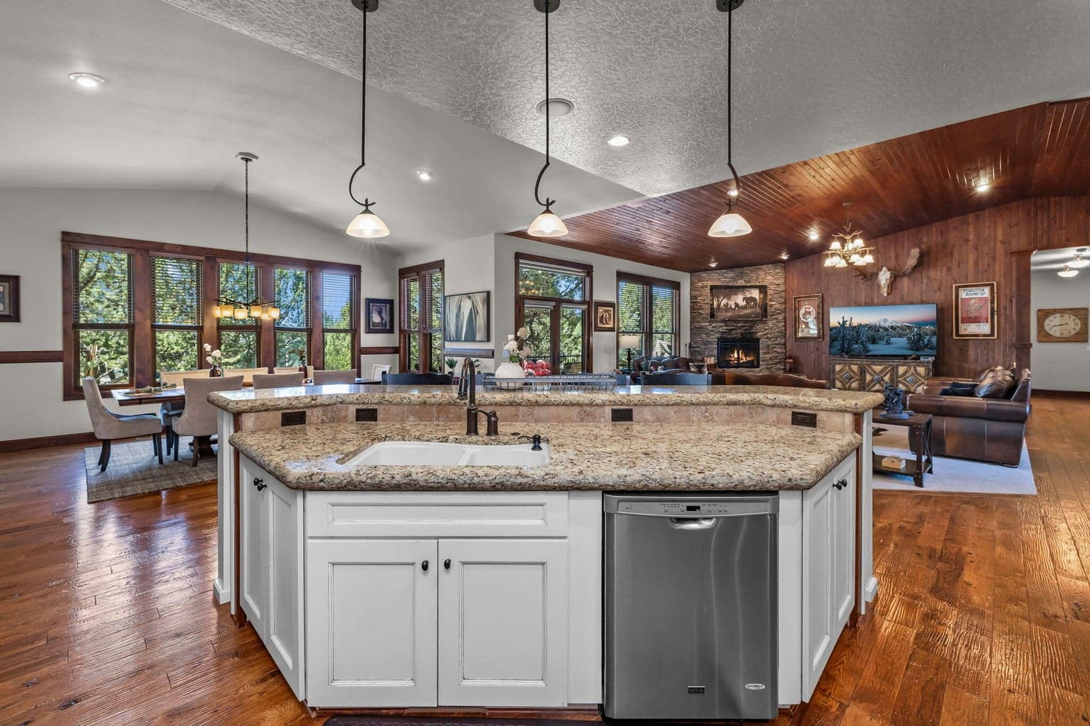 Desired open floor plan