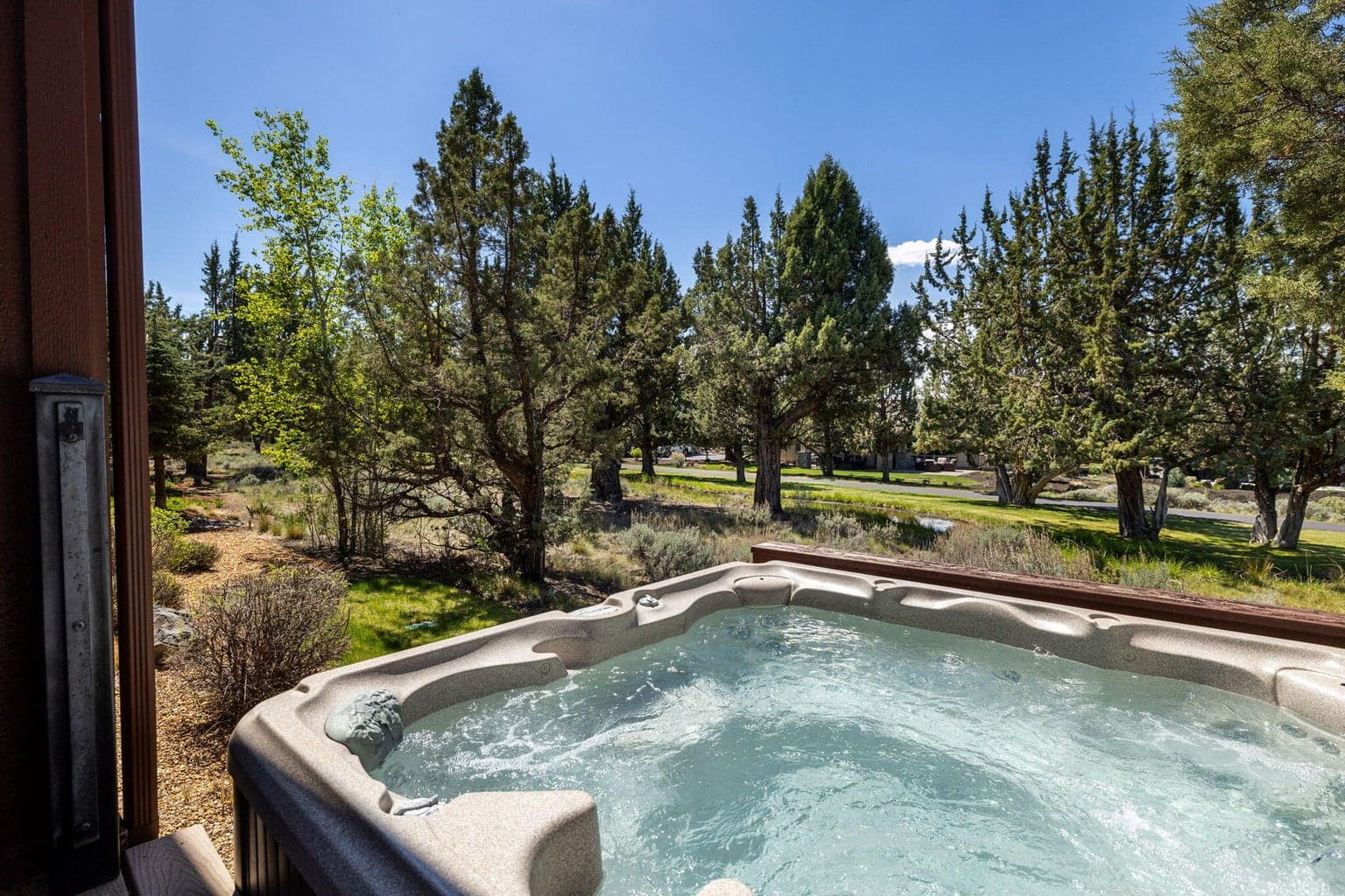 Enjoy amazing views from your hot tub.