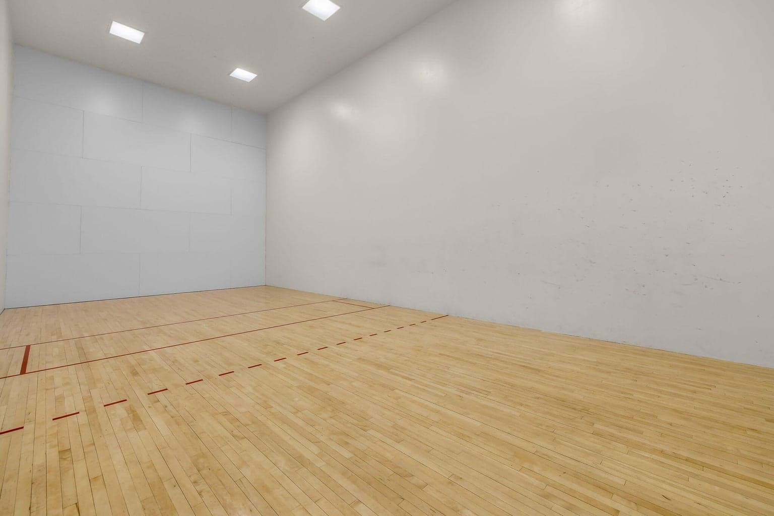 Racketball at resort sport center.