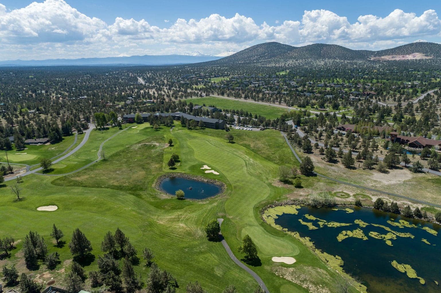 Eagle Crest Resort features 54 holes of golf, including two championship 18-hole courses (The Ridge and Resort Course), an 18-hole par-63 "Challenge" course, and a 18-hole putting course