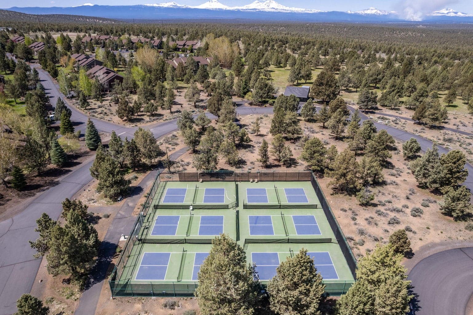 Abundance of court space throughout the resort