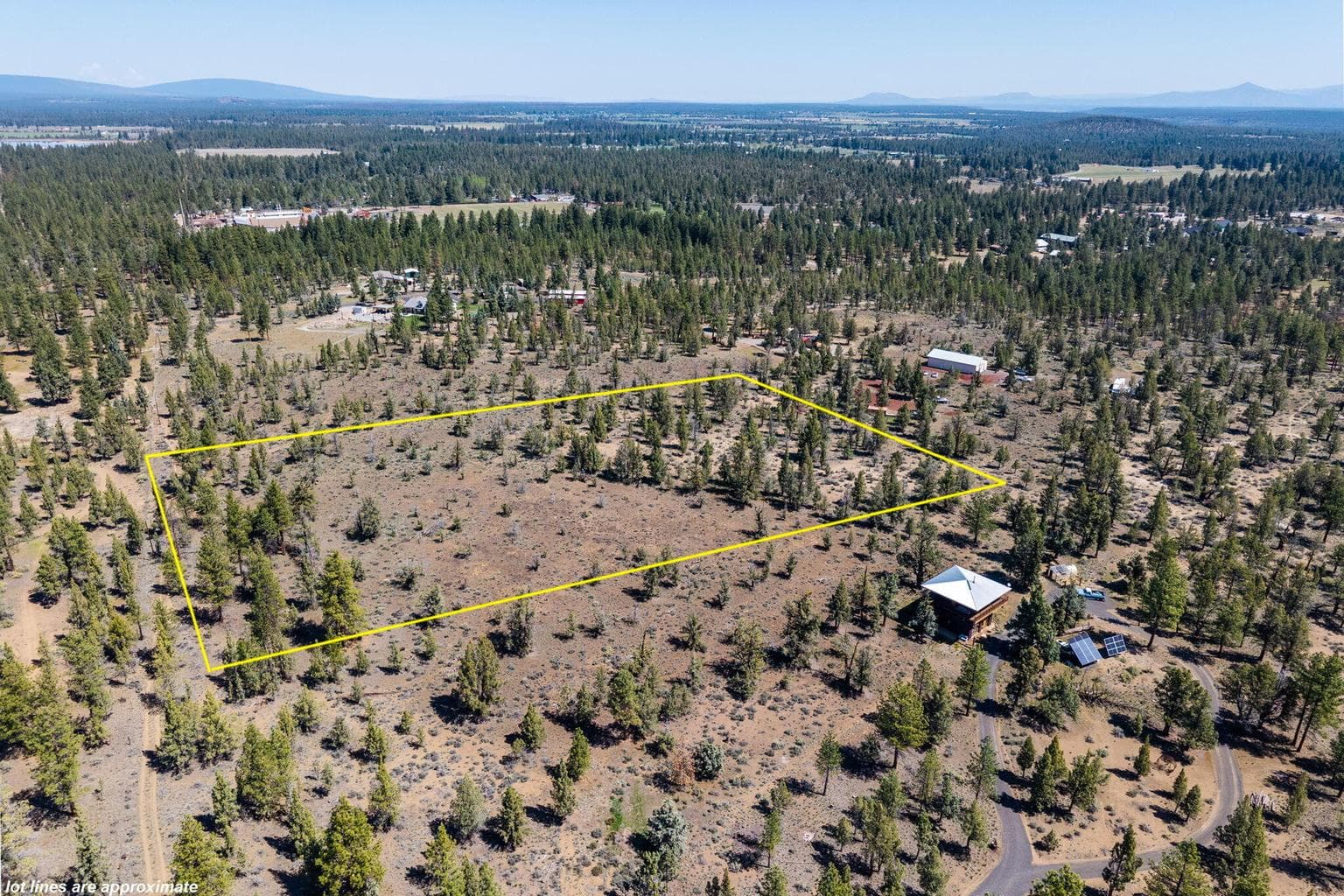 Appromximate lots lines from Drone looking NE