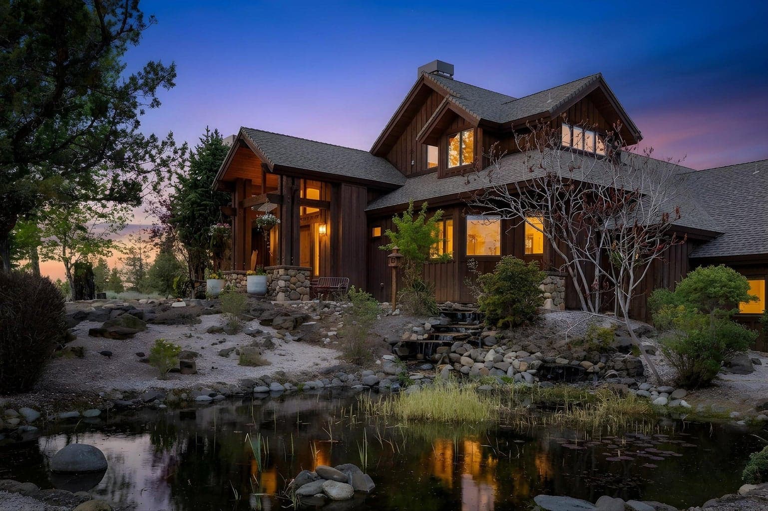 A rare blend of seclusion, views and proximity just minutes from town amenities.