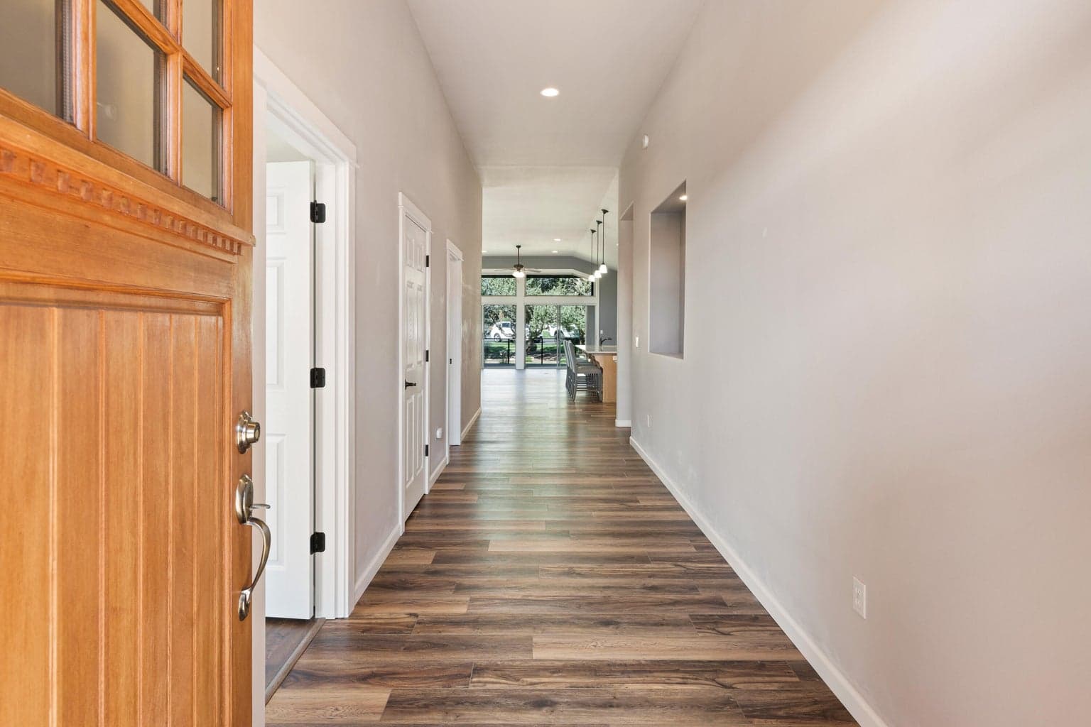 Spacious entry.